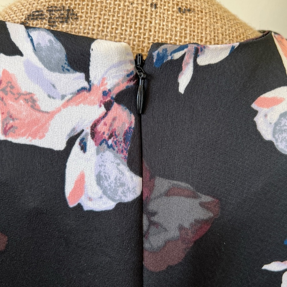 Banana Republic dress shift dress floral print size 4P - Picture 9 of 15